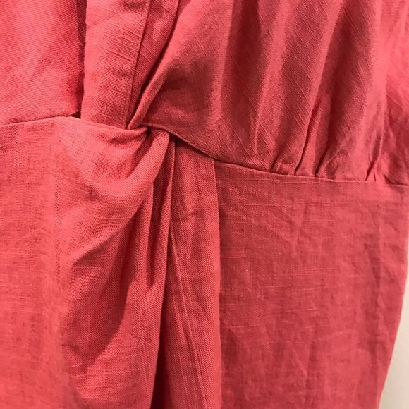 MAKE AN OFFER;) Pink linen romper - Picture 3 of 12